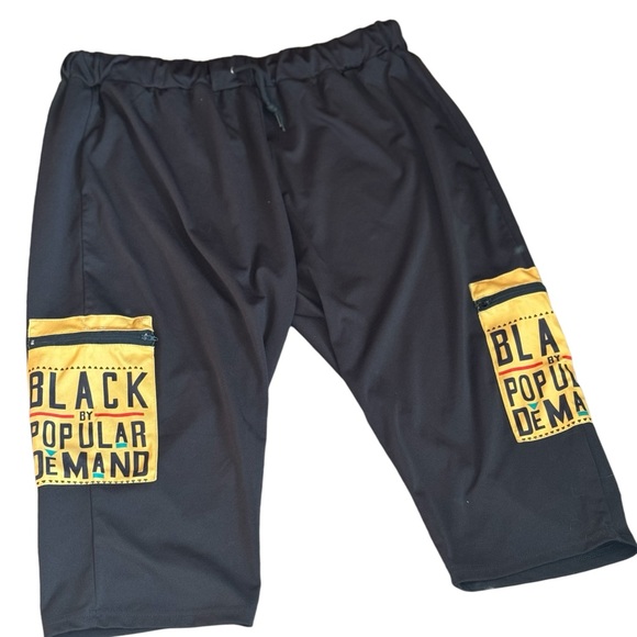 Black By Popular Demand Unisex 3XL Shorts - Picture 3 of 10